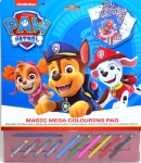 Голям Комплект Пау Патрул, Paw Patrol за Вълшебно Рисуване с 20 Листа за Оцветяване, 3 Страници за Рисуване с Вода, 4 Пастела, 6 Молива, Стикери и Четка A3